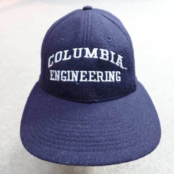 Vintage Columbia University Hat Blue Strapback Embroidered Engineering - Picture 1 of 8